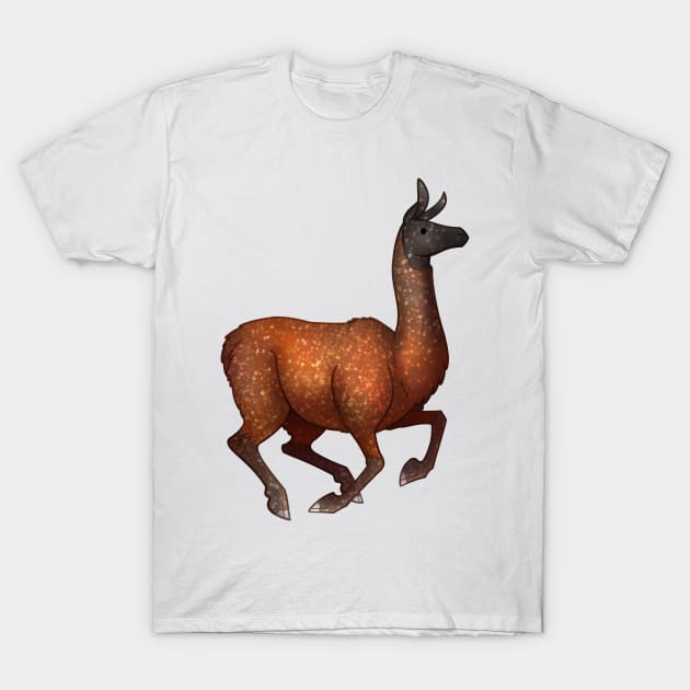 Cozy Llama T-Shirt by Phoenix Baldwin